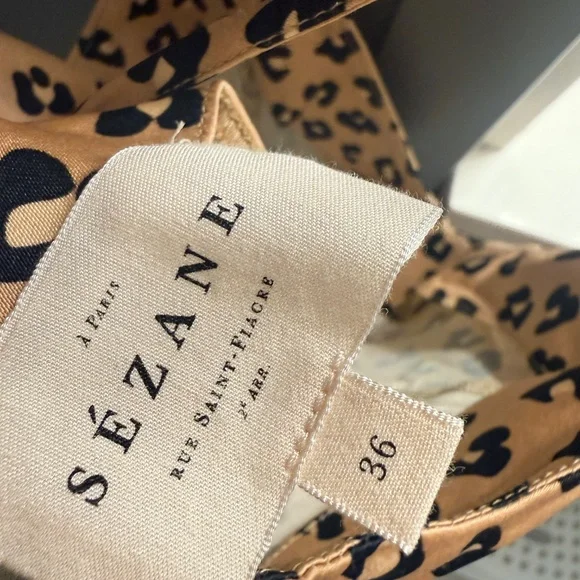 Sezane satin midi dress - Picture 5 of 5